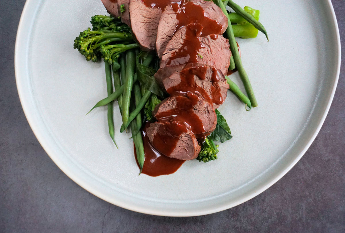 Venison Loin With Chocolate Sauce Recipe Cuisine Fiend